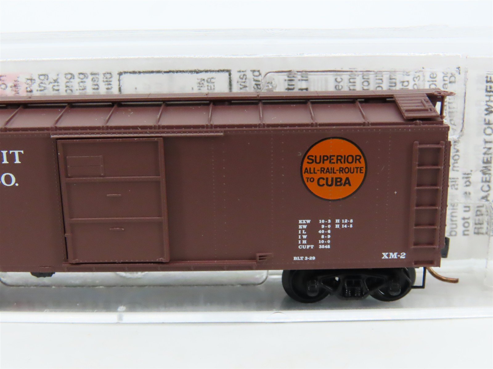 N Scale Micro-Trains MTL 120510 WIF West India Fruit & Steamship 40' Boxcar #106