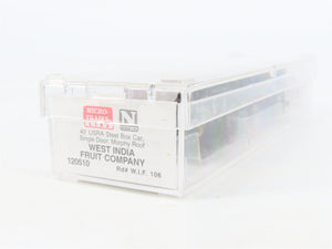 N Scale Micro-Trains MTL 120510 WIF West India Fruit & Steamship 40' Boxcar #106