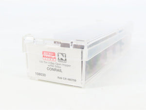 N Scale Micro-Trains MTL 108030 CR Conrail 3-Bay Hopper #480709 w/ Coal Load