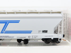 N Scale Micro-Trains MTL 93090 SMNX Solvay Minerals 3-Bay Covered Hopper #472