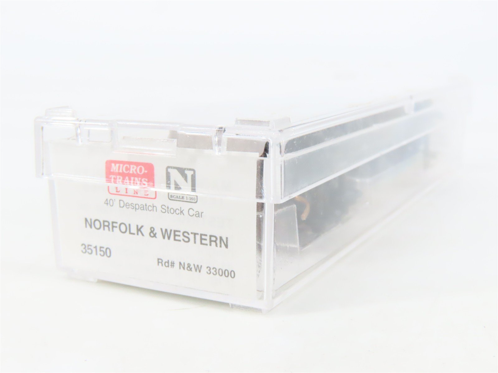 N Micro-Trains MTL 35150 N&W Norfolk & Western 40' Despatch Stock Car #33000