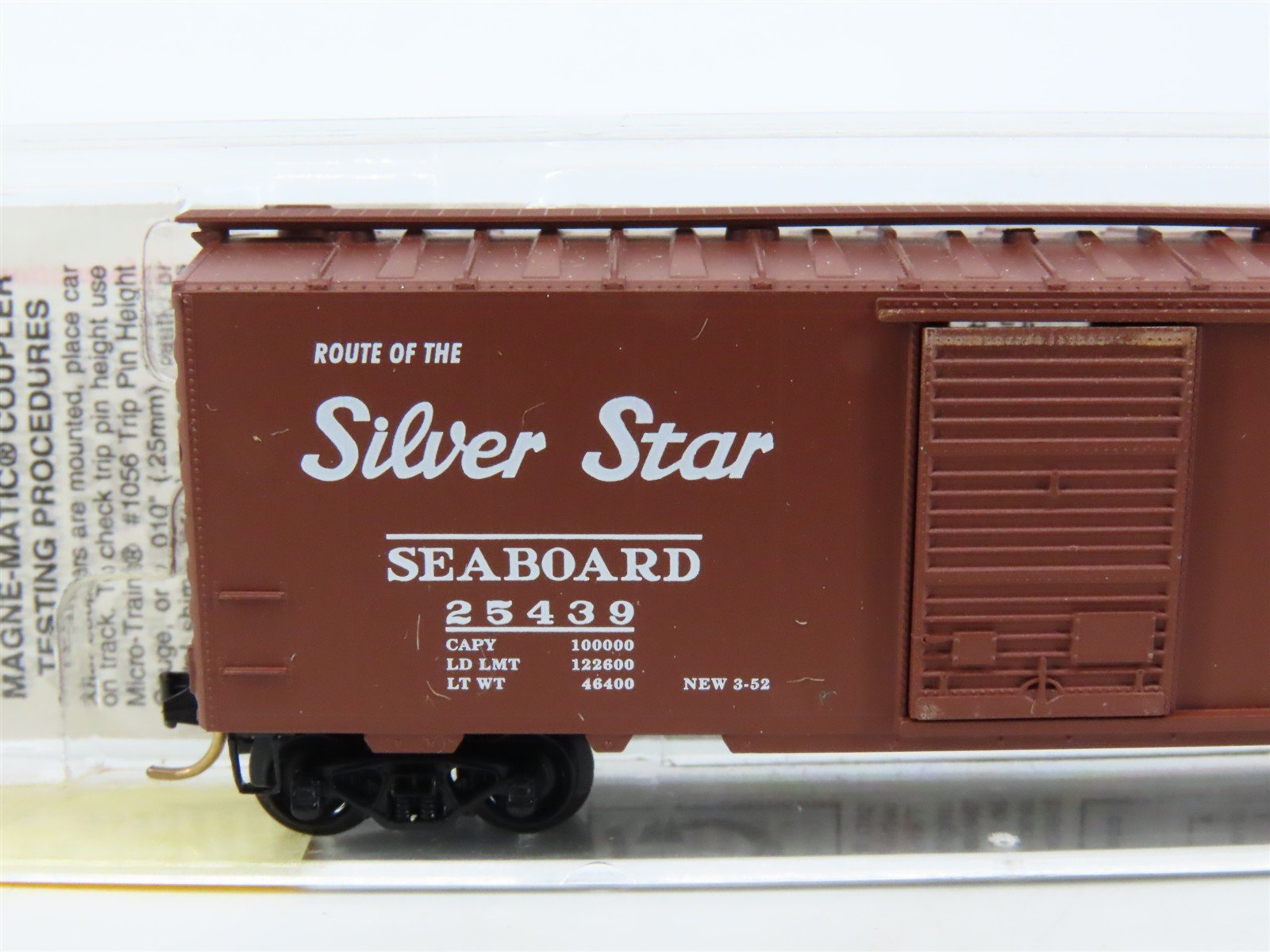 N Micro-Trains MTL 20650 SAL Seaboard Air Line Silver Star 40' Box Car #25439