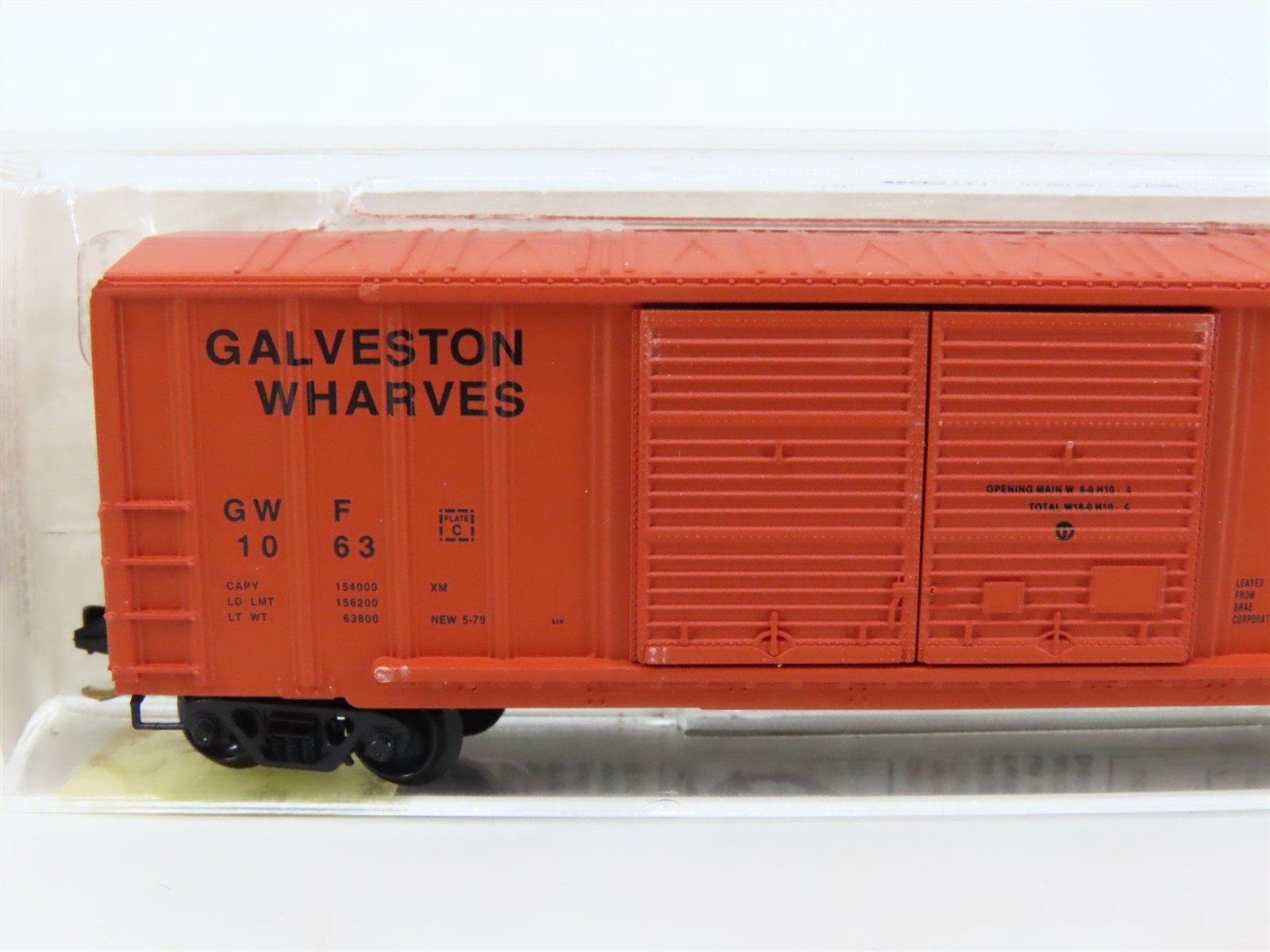 N Scale Micro-Trains MTL 30040 GWF Port Of Galveston 50' Box Car #1063