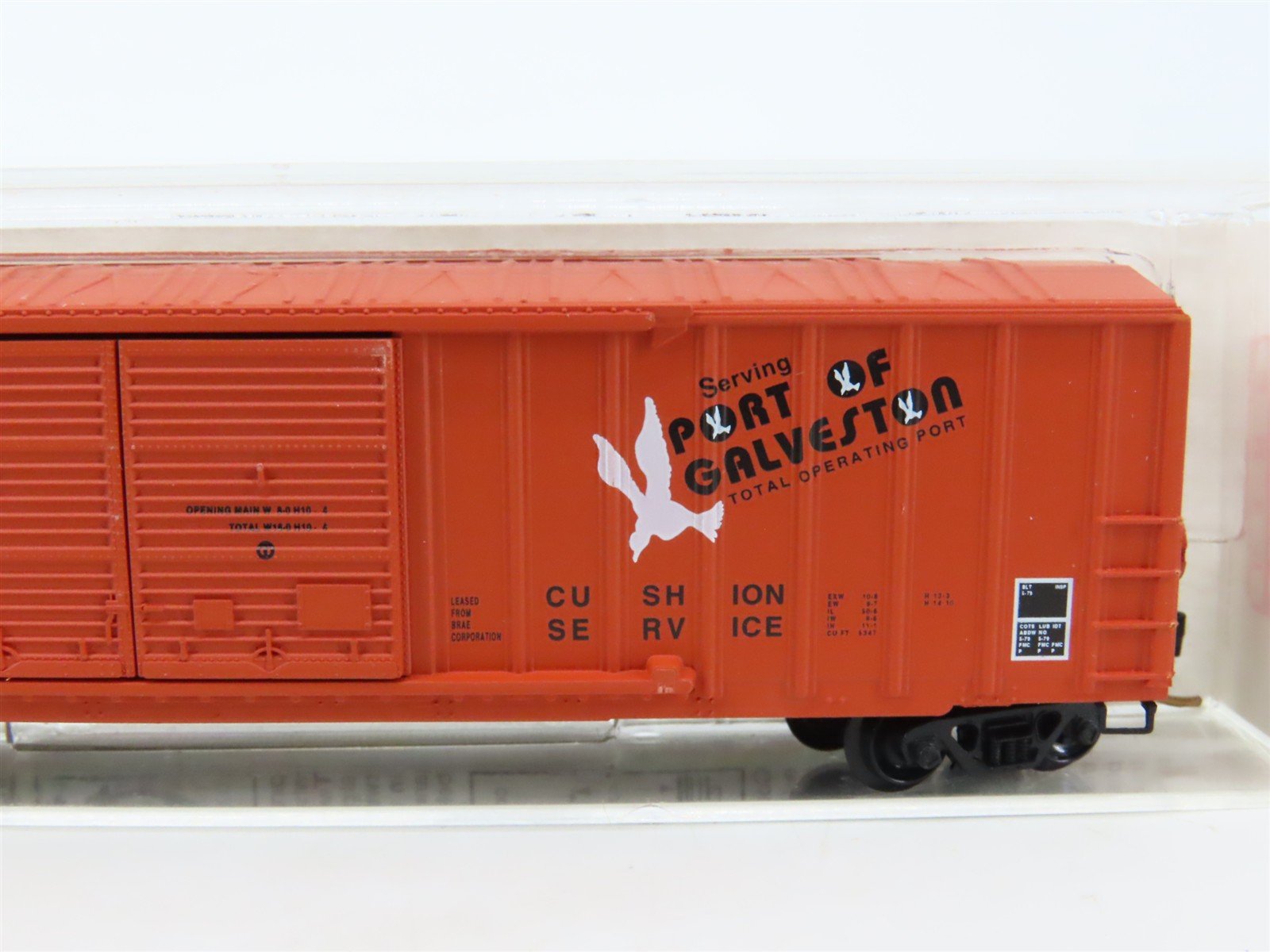 N Scale Micro-Trains MTL 30040 GWF Port Of Galveston 50' Box Car #1063