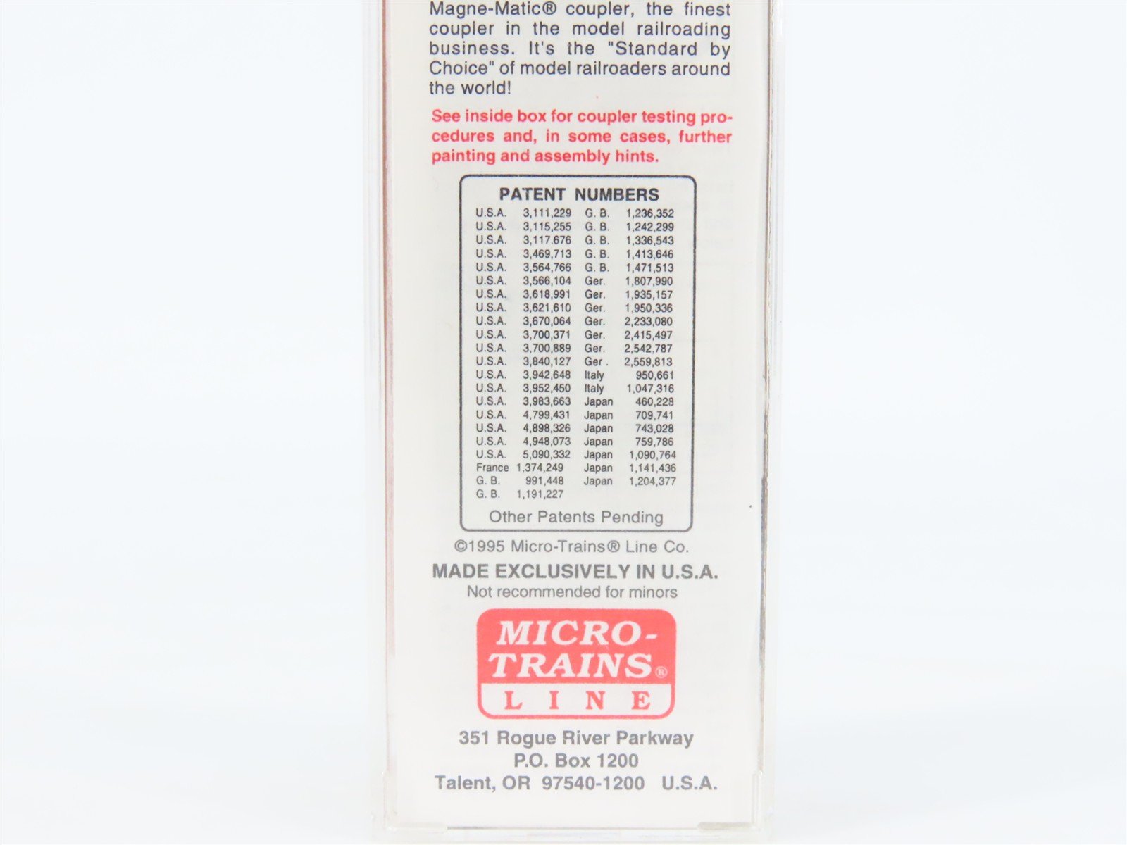 N Scale Micro-Trains MTL 30040 GWF Port Of Galveston 50' Box Car #1063
