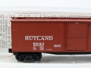 N Scale Micro-Trains MTL 39130 RUT Rutland Route Of The Whippet 40' Boxcar #6043
