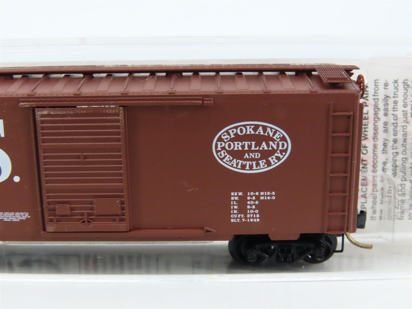 N Scale Micro-Trains MTL 20246 SP&S Spokane Portland & Seattle 40' Boxcar #13475