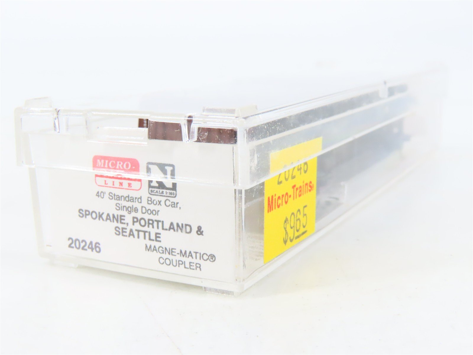 N Scale Micro-Trains MTL 20246 SP&S Spokane Portland & Seattle 40' Boxcar #13475