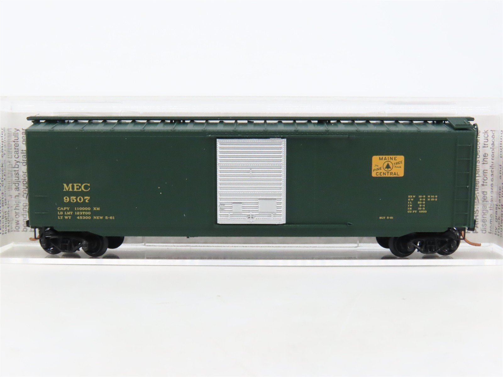N Micro-Trains MTL 31330 MEC Maine Central Pine Tree Route 50' Box Car #9507
