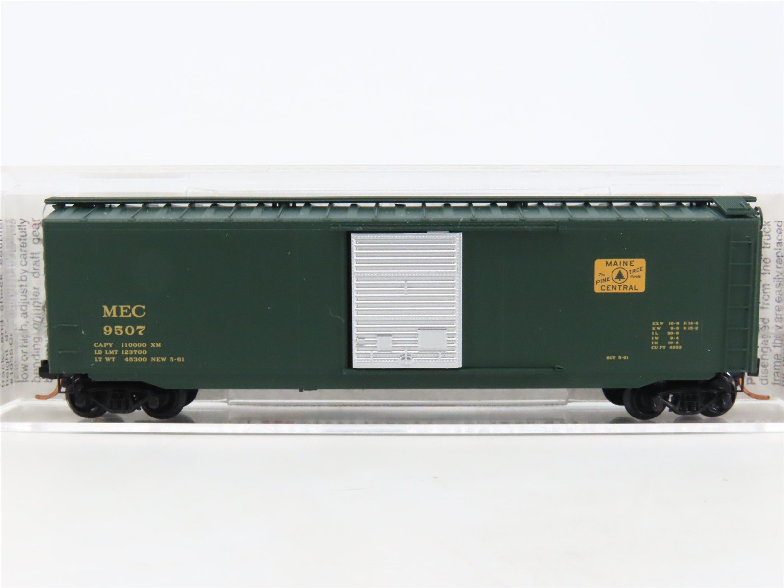 N Micro-Trains MTL 31330 MEC Maine Central Pine Tree Route 50' Box Car #9507