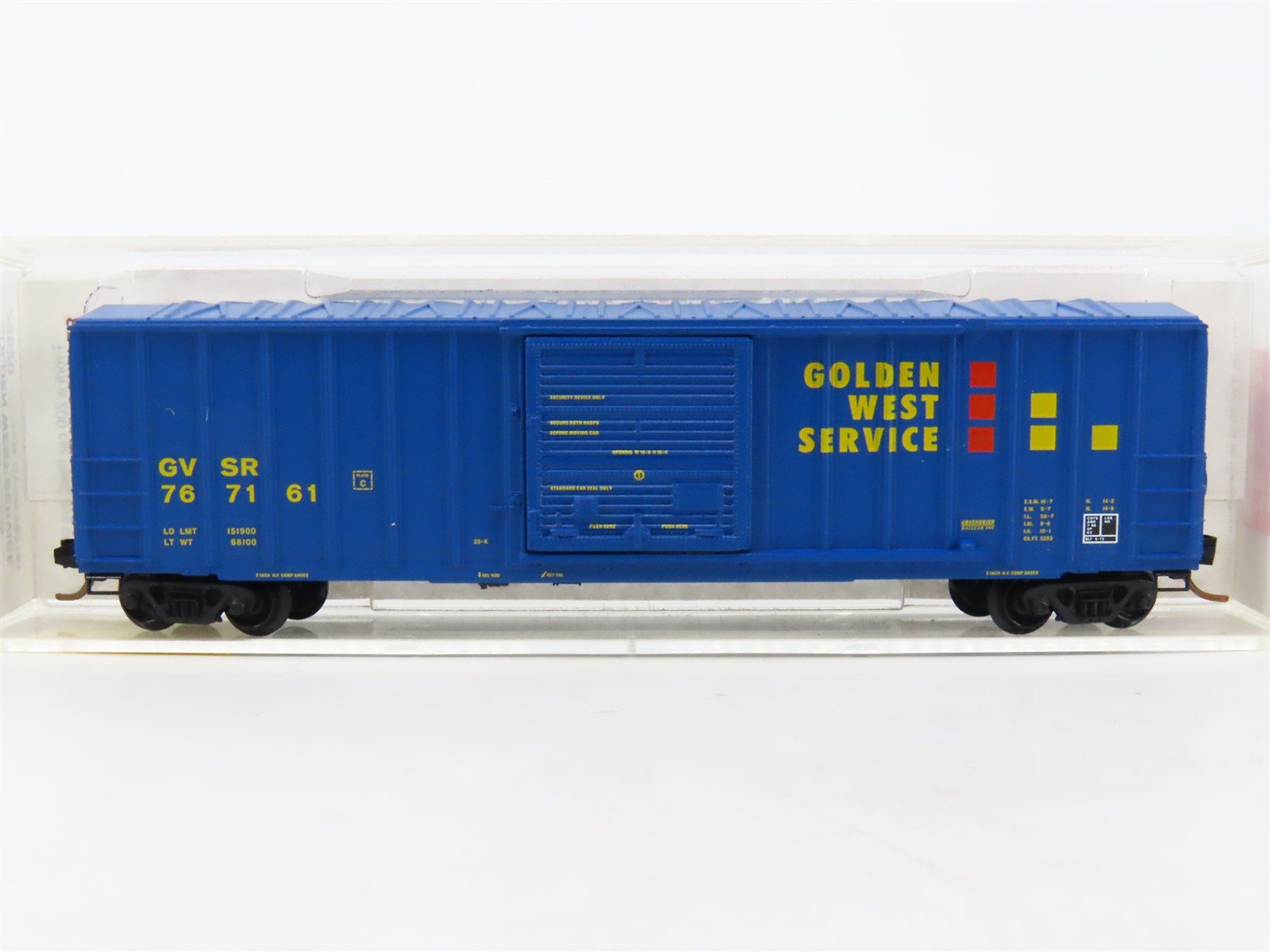 N Scale Micro-Trains MTL 25520 GVSR Golden West Service 50' Box Car #767161