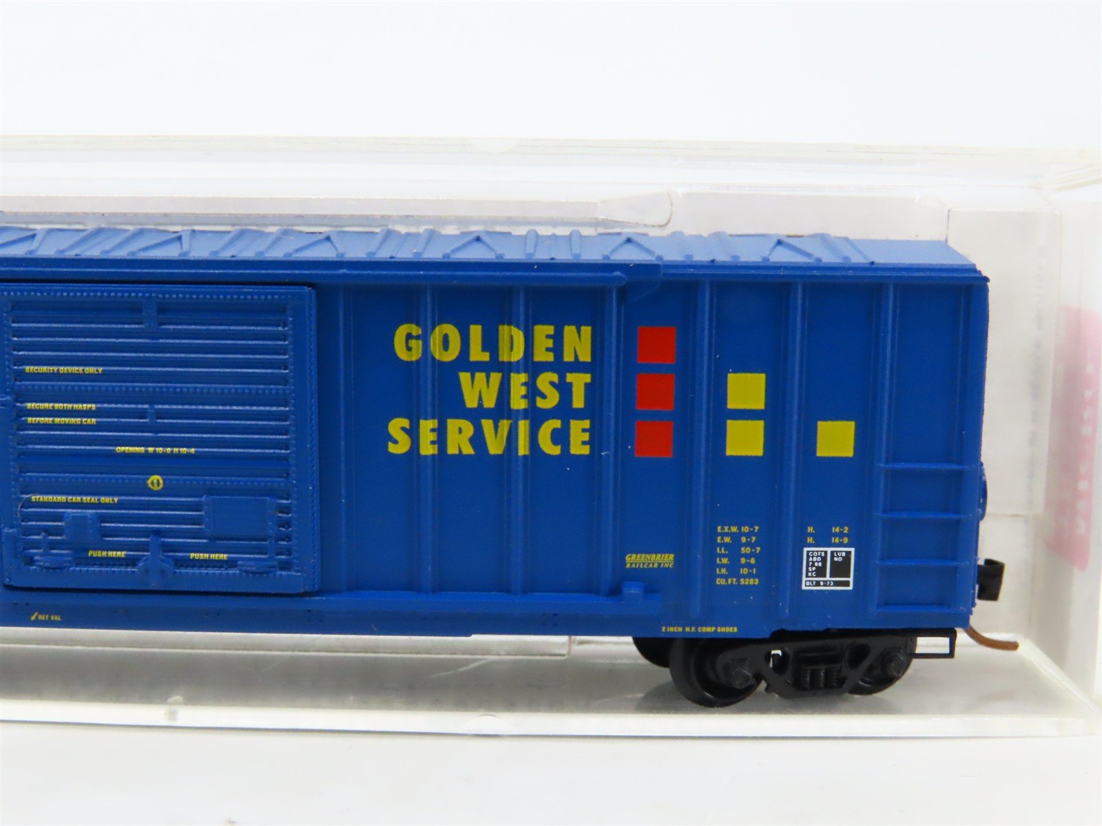 N Scale Micro-Trains MTL 25520 GVSR Golden West Service 50' Box Car #767161