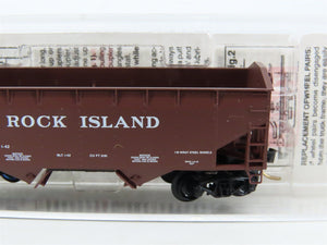 N Scale Micro-Trains MTL 90010 RI Rock Island 2-Bay Open Hopper #89500