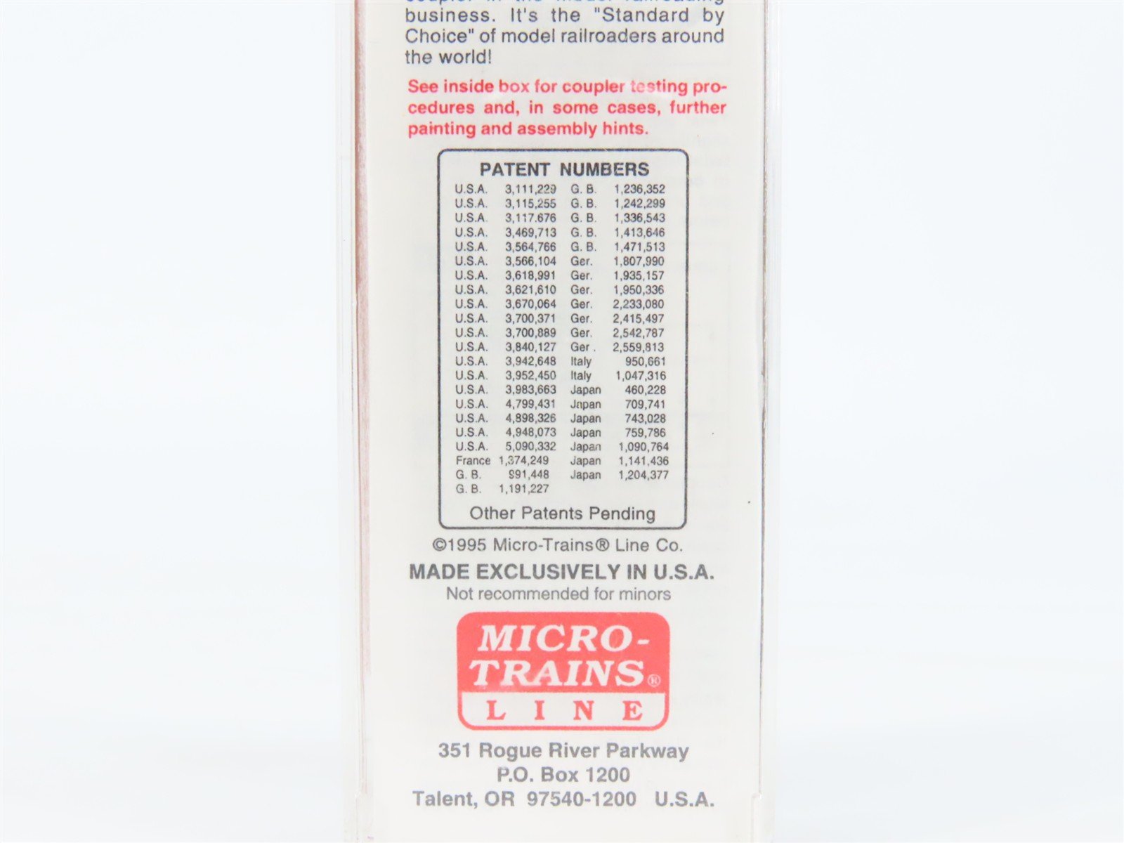 N Scale Micro-Trains MTL 30040 GWF Port Of Galveston 50' Box Car #1063