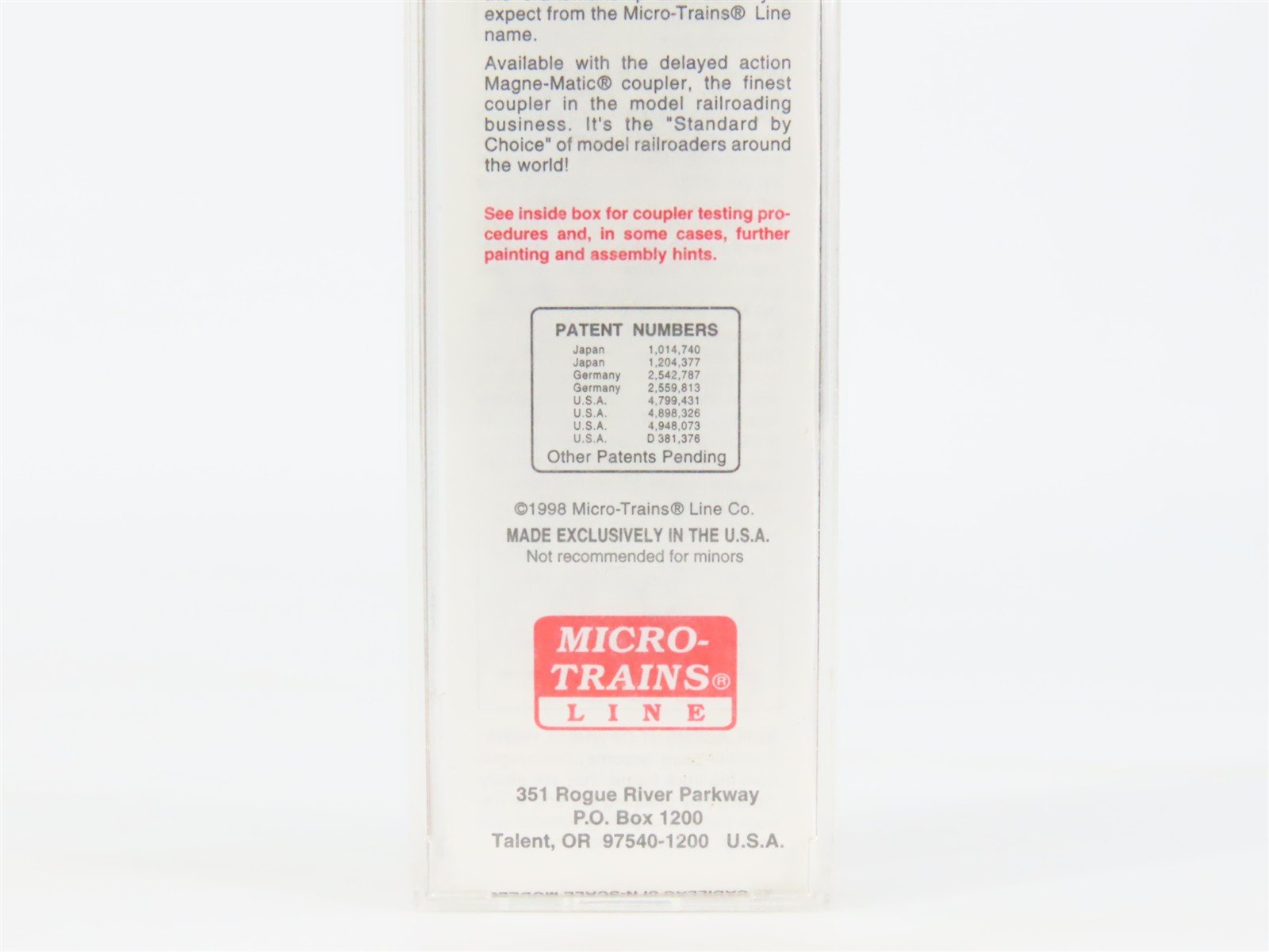 N Scale Micro-Trains MTL 20360 EL Erie Lackawanna 40' Single Door Boxcar #73113