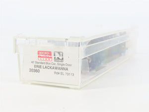 N Scale Micro-Trains MTL 20360 EL Erie Lackawanna 40' Single Door Boxcar #73113
