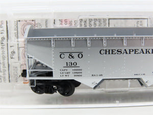 N Scale Micro-Trains MTL 86030 C&O Chesapeake & Ohio 2-Bay Open Hopper #130