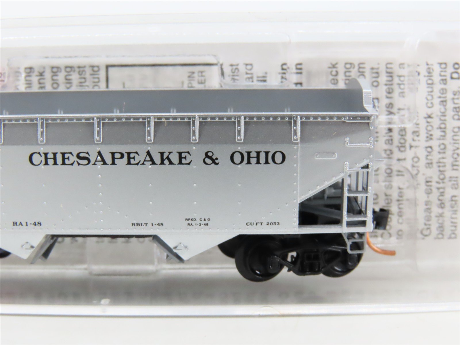N Scale Micro-Trains MTL 86030 C&O Chesapeake & Ohio 2-Bay Open Hopper #130