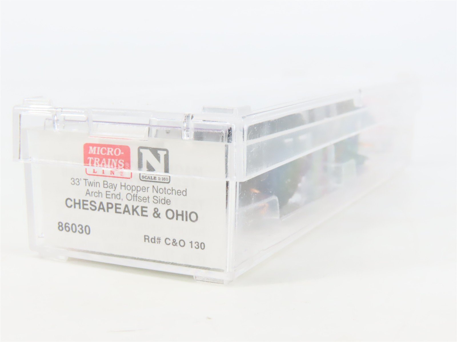 N Scale Micro-Trains MTL 86030 C&O Chesapeake & Ohio 2-Bay Open Hopper #130