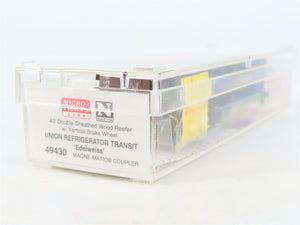 N Scale Micro-Trains MTL 49430 URT Edelweiss Brew 40' Wood Reefer #18301