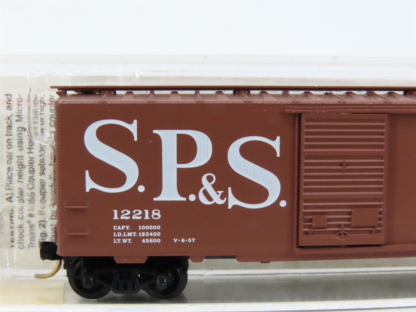 N Scale Micro-Trains MTL 20850 SP&S Spokane Portland & Seattle 40' Boxcar #12218