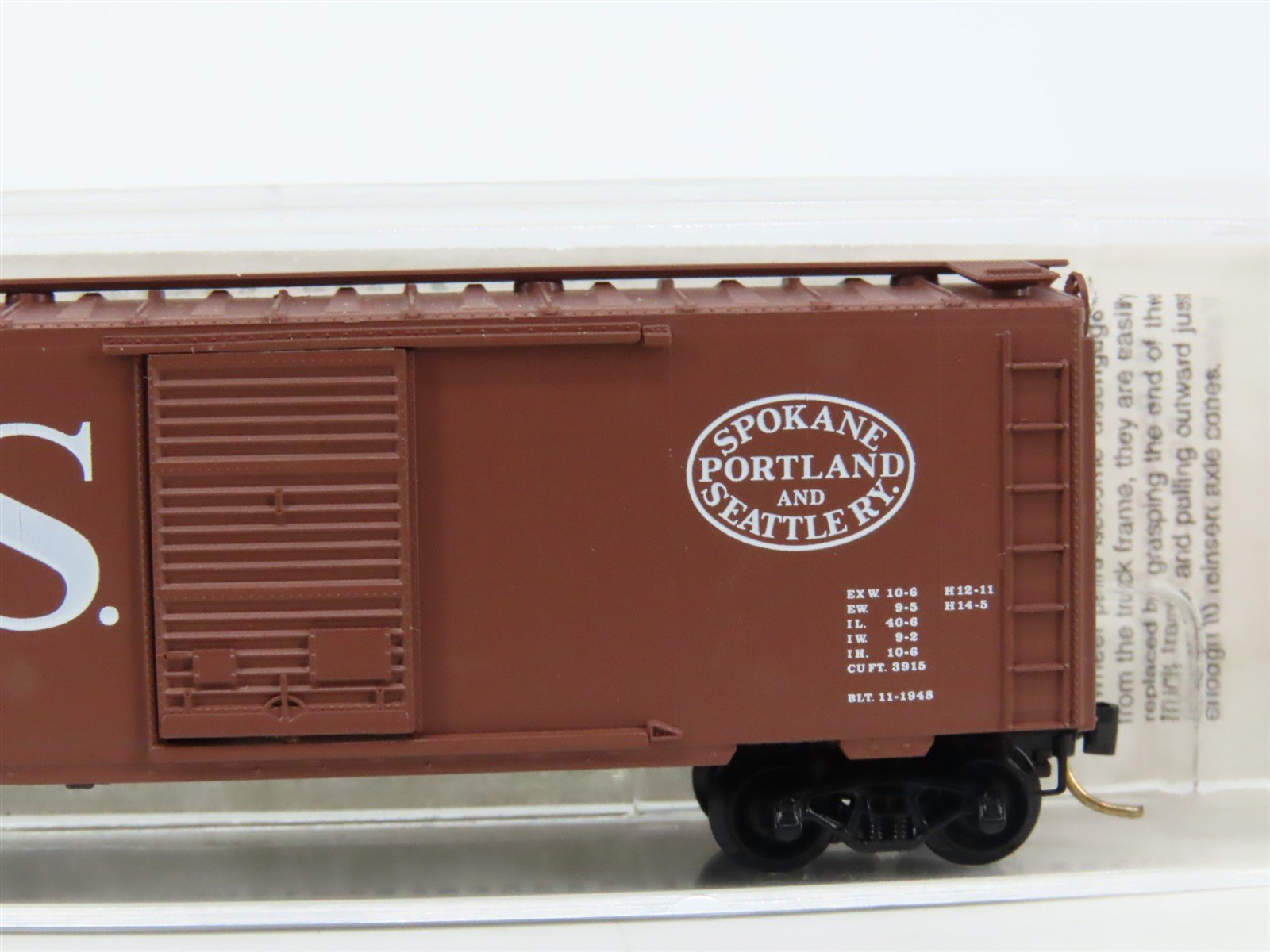 N Scale Micro-Trains MTL 20850 SP&S Spokane Portland & Seattle 40' Boxcar #12218