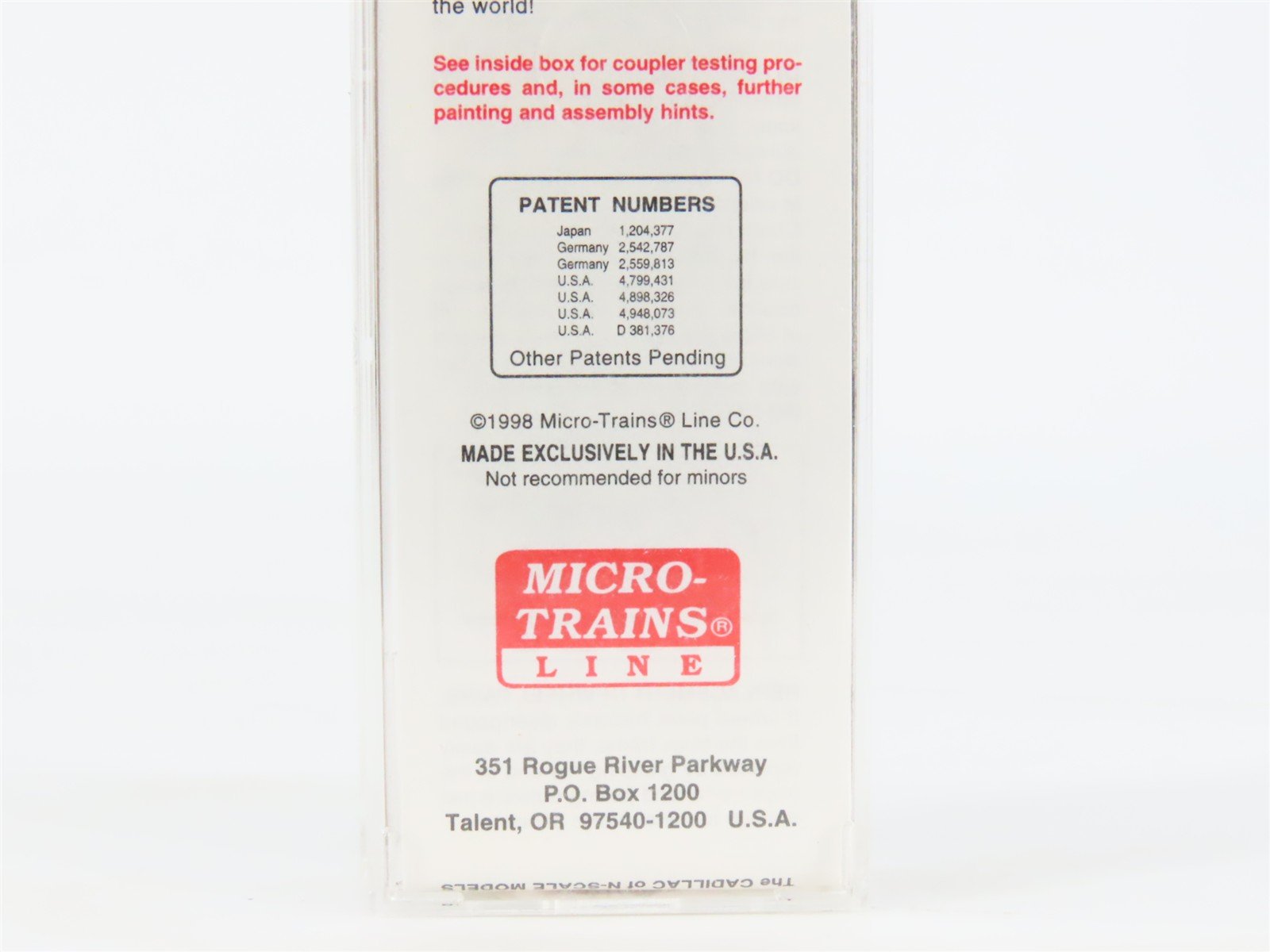 N Scale Micro-Trains MTL 20850 SP&S Spokane Portland & Seattle 40' Boxcar #12218