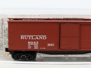 N Scale Micro-Trains MTL 39130 RUT Rutland Route Of The Whippet 40' Boxcar #6043