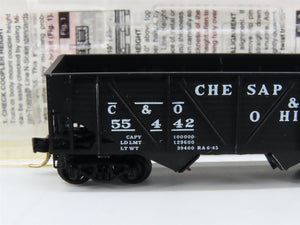 N Scale Micro-Trains MTL 57070 C&O Chesapeake & Ohio 2-Bay Open Hopper #55442