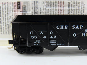 N Scale Micro-Trains MTL 57070 C&O Chesapeake & Ohio 2-Bay Open Hopper #55442