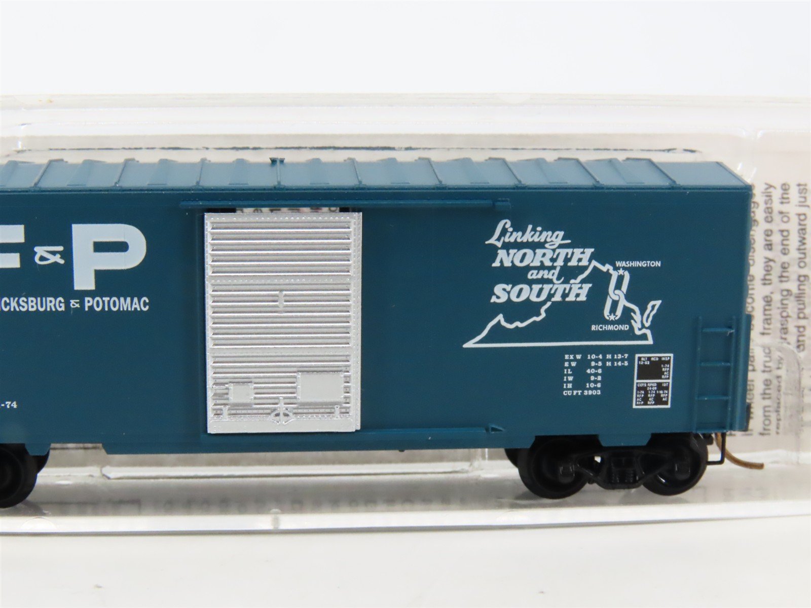 N Micro-Trains MTL 24290 RF&P Richmond Fredericksburg & Potomac 40' Boxcar #2892