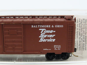 N Scale Micro-Trains MTL 20346/1 B&O Time Saver Service 40' Box Car #470699