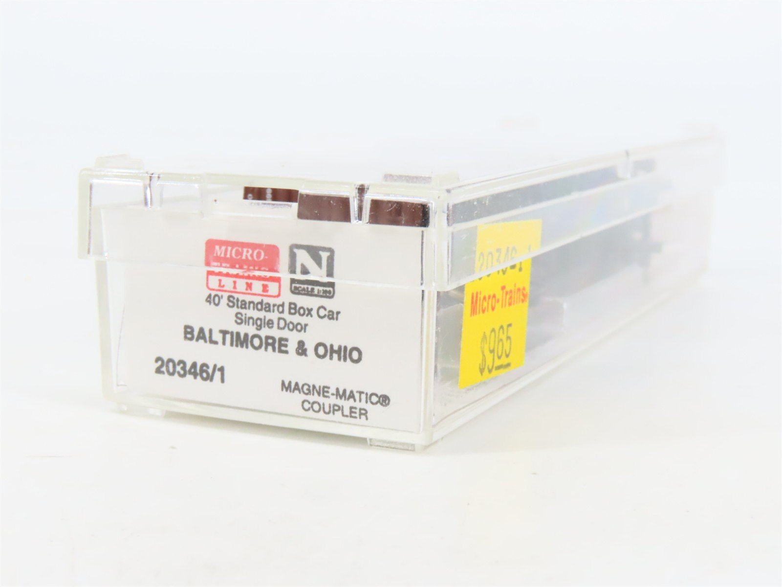 N Scale Micro-Trains MTL 20346/1 B&O Time Saver Service 40' Box Car #470699