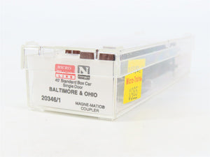 N Scale Micro-Trains MTL 20346/1 B&O Time Saver Service 40' Box Car #470699