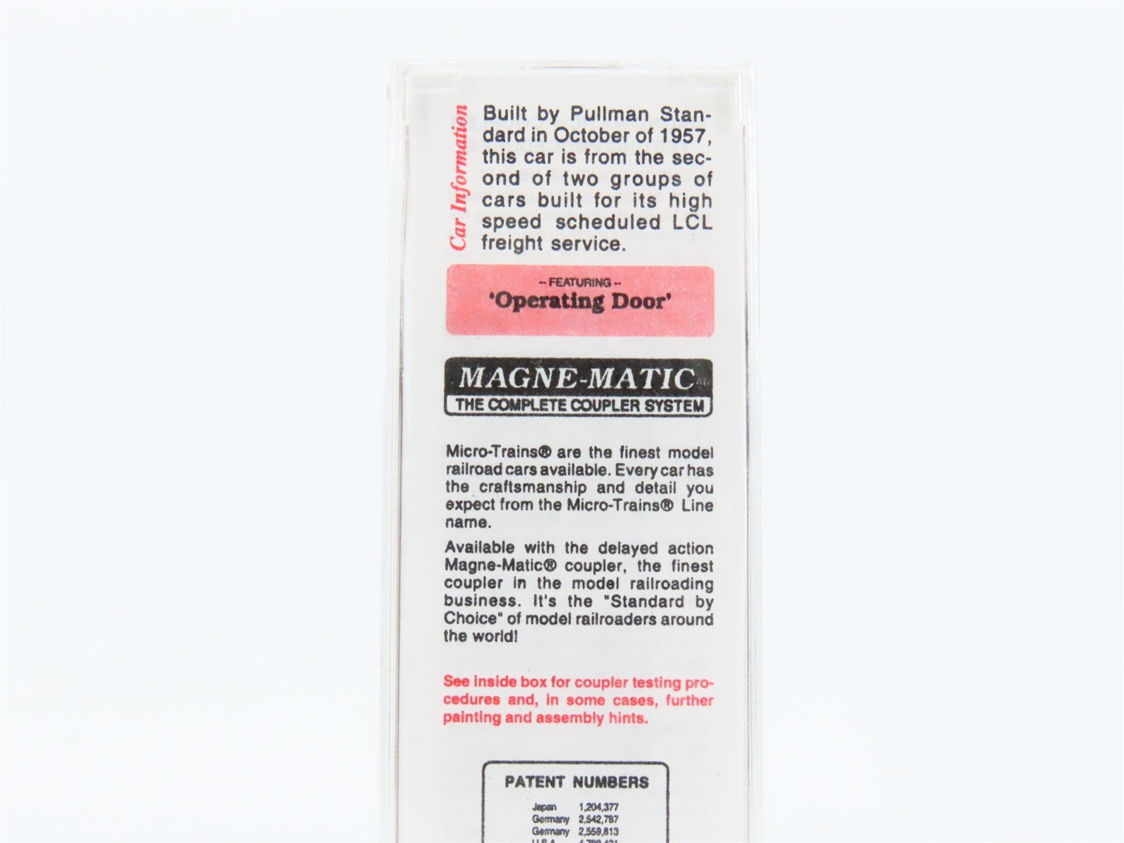 N Scale Micro-Trains MTL 20346/1 B&O Time Saver Service 40' Box Car #470699