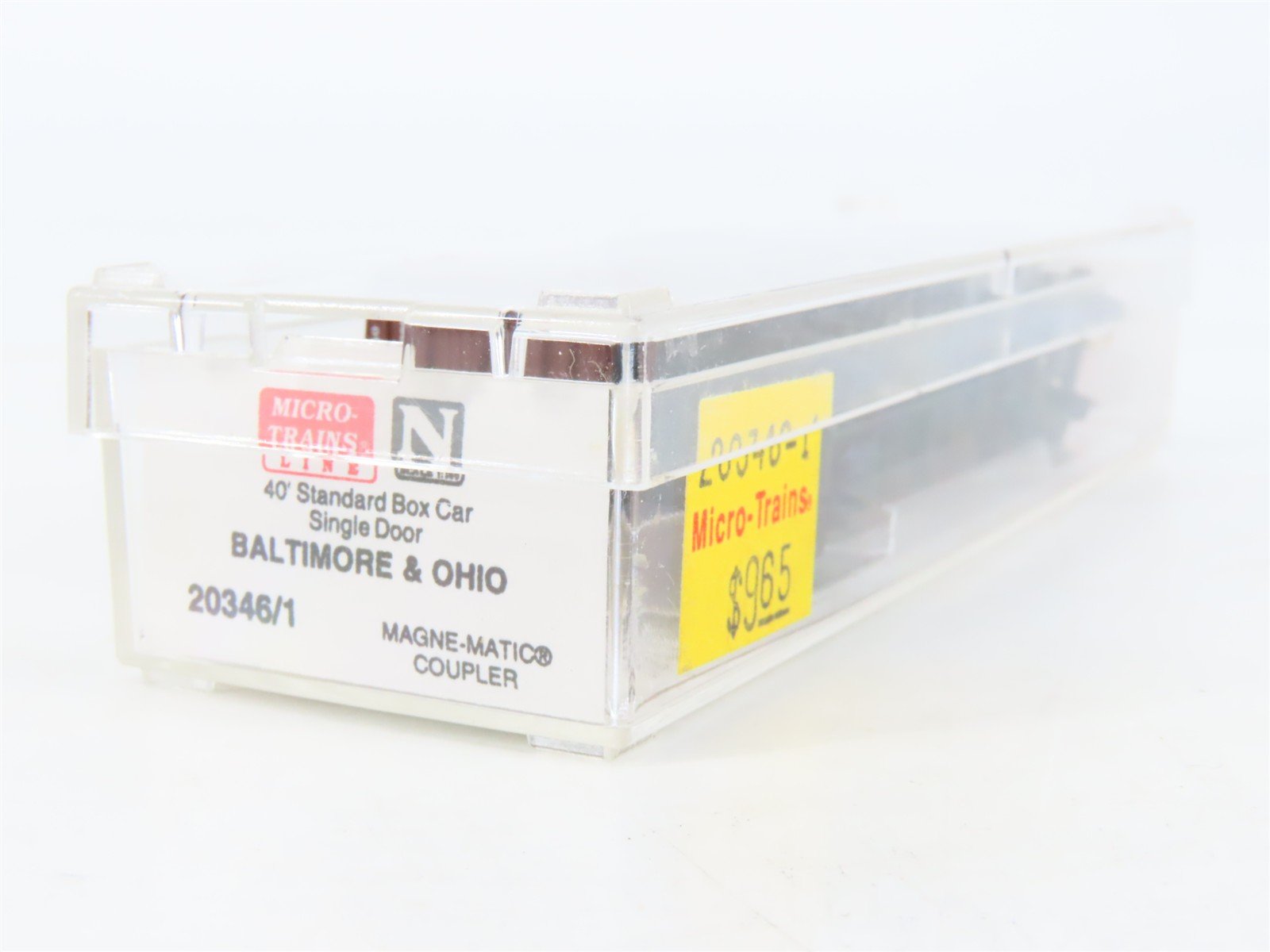N Scale Micro-Trains MTL 20346/1 B&O Time Saver Service 40' Box Car #470699