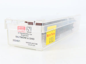 N Scale Micro-Trains MTL 20346/1 B&O Time Saver Service 40' Box Car #470699