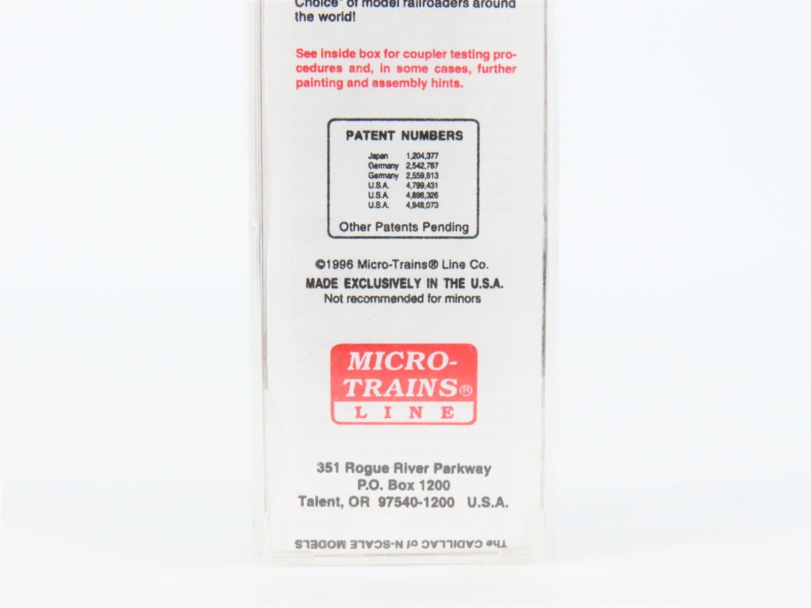 N Scale Micro-Trains MTL 20346/1 B&O Time Saver Service 40' Box Car #470699