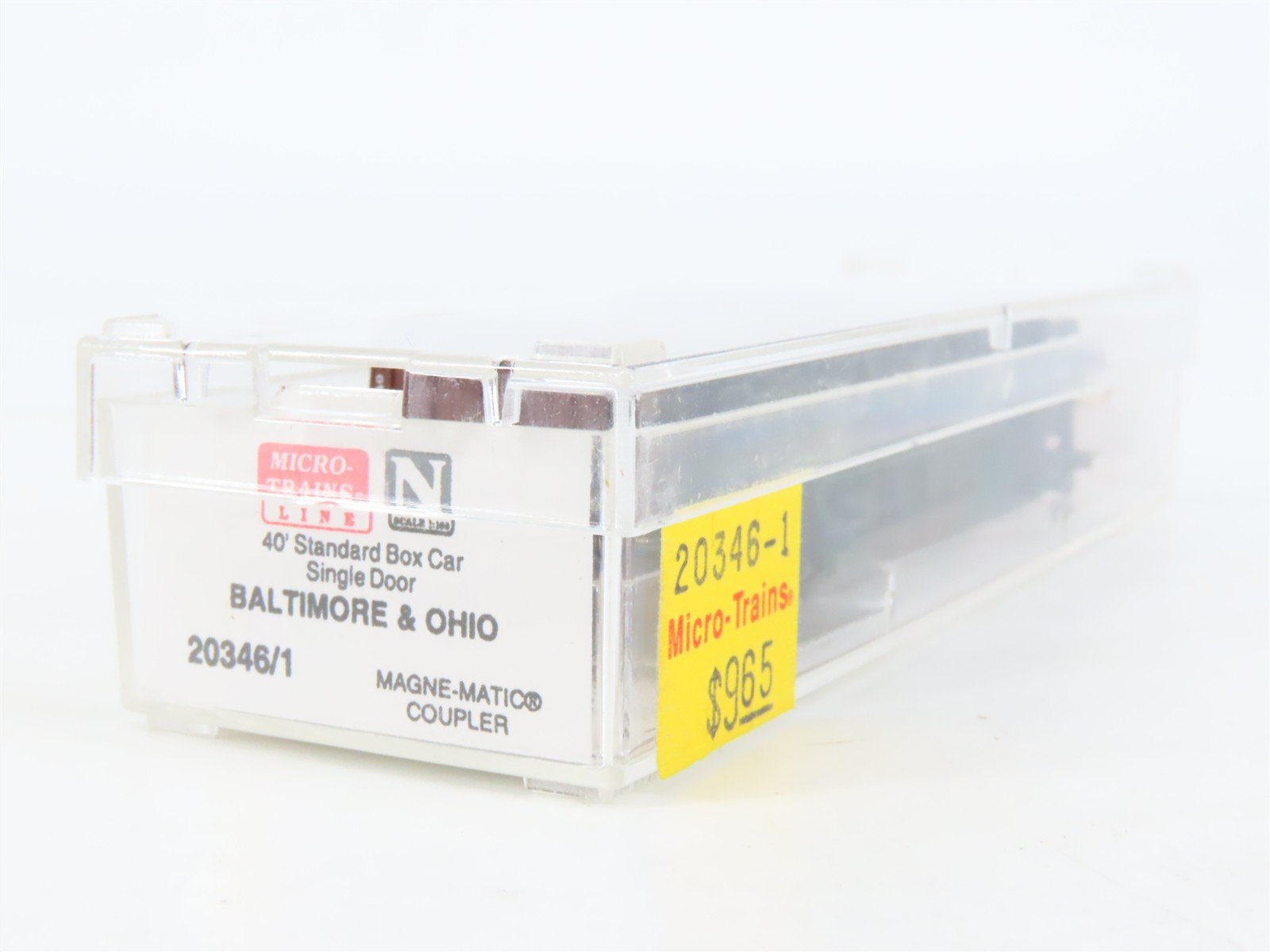 N Scale Micro-Trains MTL 20346/1 B&O Time Saver Service 40' Box Car #470699
