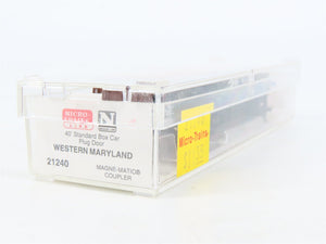 N Scale Micro-Trains MTL 21240 WMRX Western Maryland 40' Plug Door Box Car #14