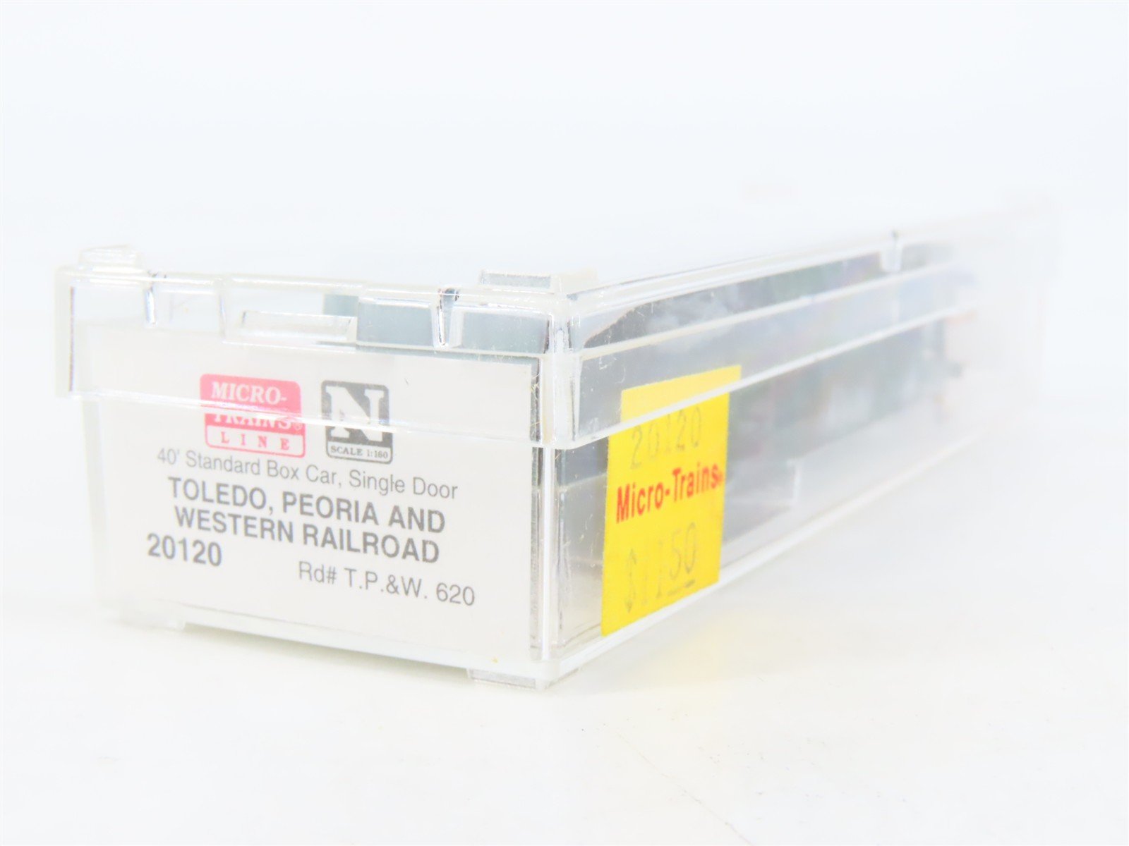 N Scale Micro-Trains MTL 20120 TP&W Toledo Peoria & Western 40' Box Car #620