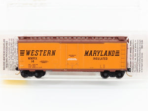 N Scale Micro-Trains MTL 21240 WM Western Maryland 40' Plug Door Box Car #14