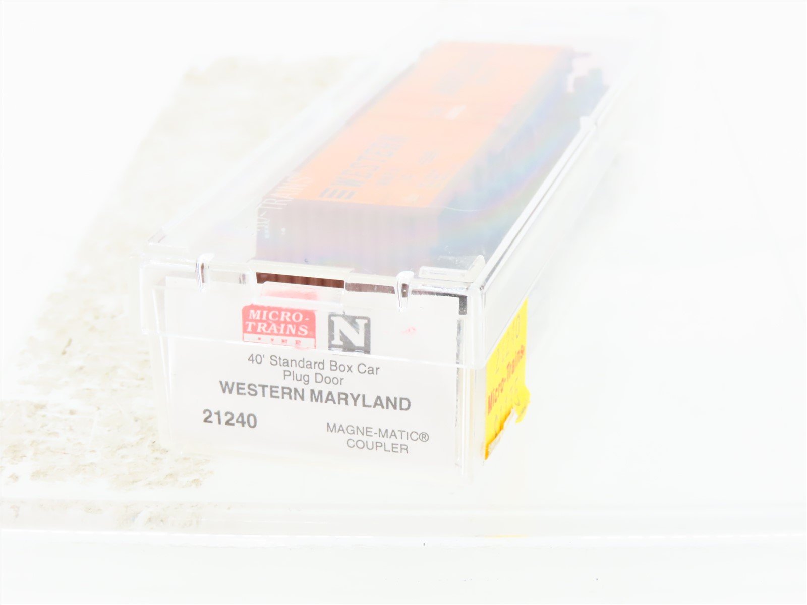N Scale Micro-Trains MTL 21240 WM Western Maryland 40' Plug Door Box Car #14