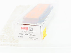 N Scale Micro-Trains MTL 21240 WM Western Maryland 40' Plug Door Box Car #14