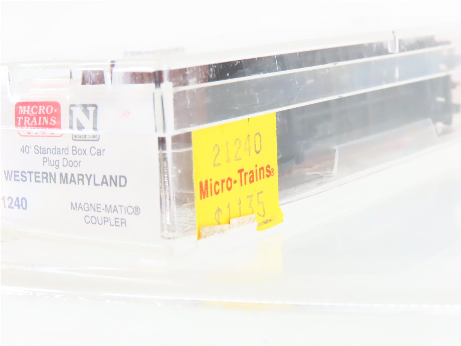 N Scale Micro-Trains MTL 21240 WM Western Maryland 40' Plug Door Box Car #14