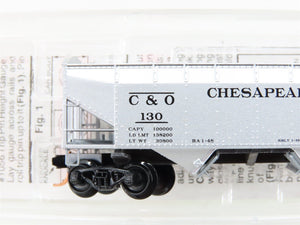 N Scale Micro-Trains MTL 86030 C&O Chesapeake & Ohio 2-Bay Open Hopper #130