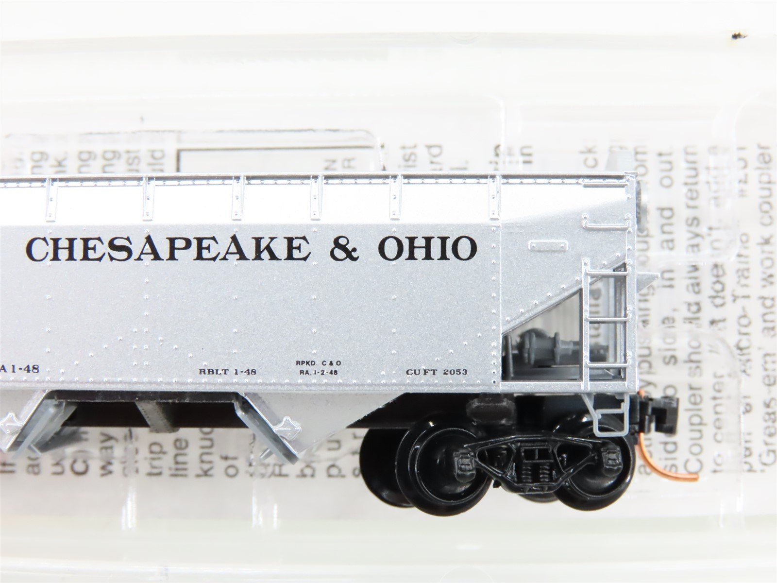N Scale Micro-Trains MTL 86030 C&O Chesapeake & Ohio 2-Bay Open Hopper #130