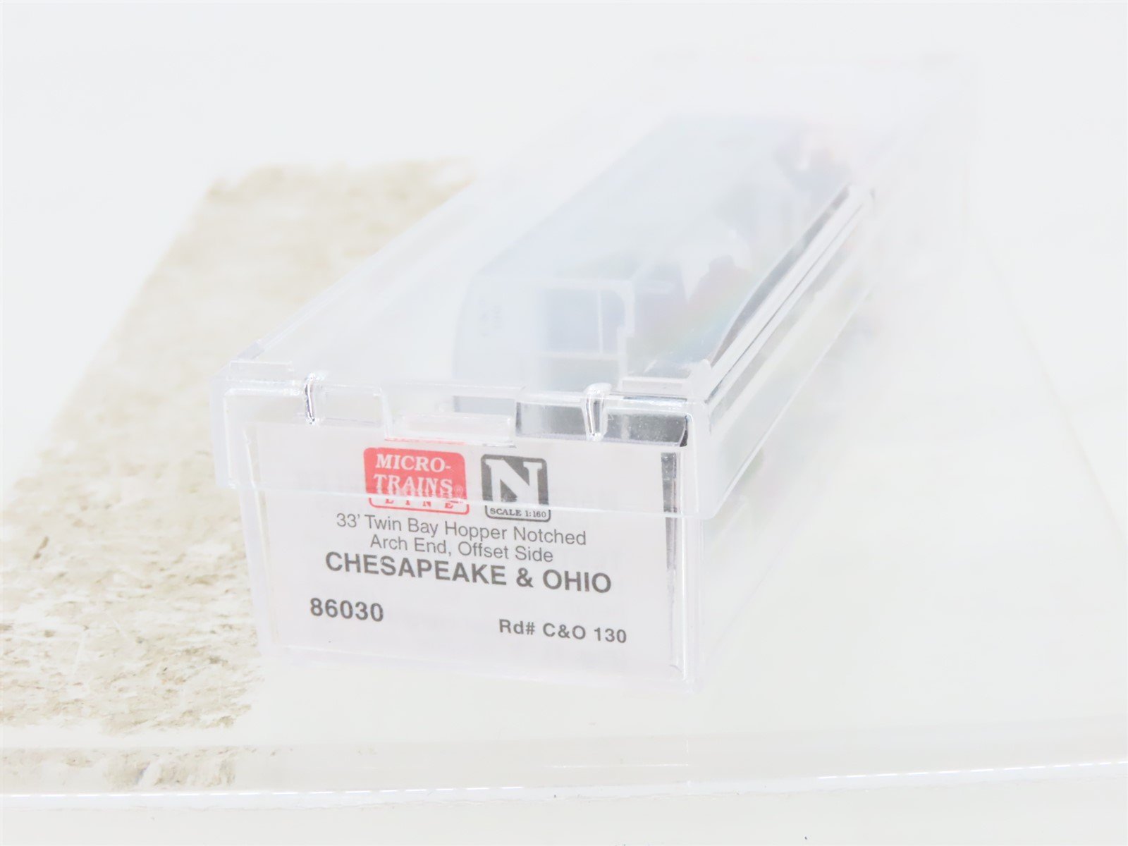 N Scale Micro-Trains MTL 86030 C&O Chesapeake & Ohio 2-Bay Open Hopper #130