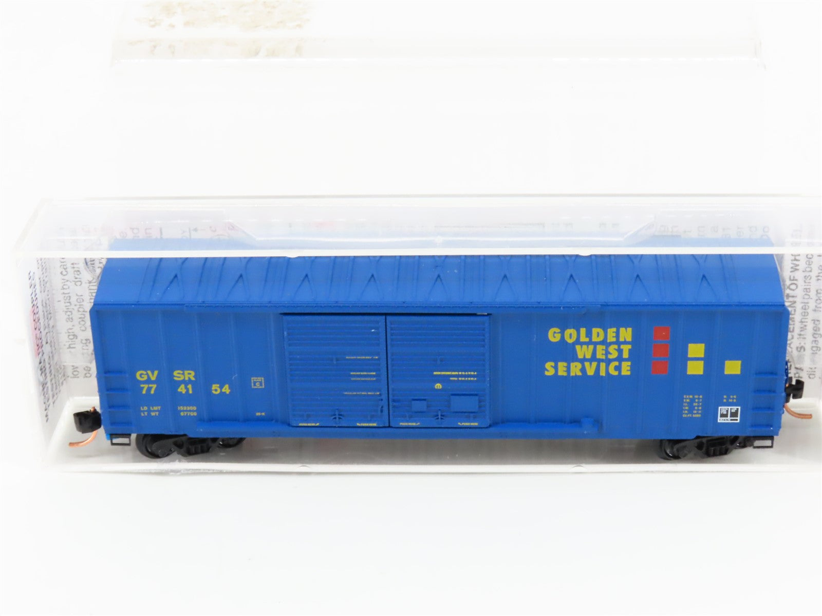 N Scale Micro-Trains MTL 30190 GVSR Golden West Service 50' Box Car #774154