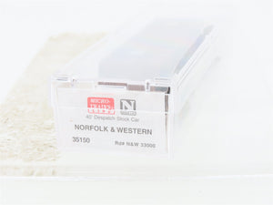 N Micro-Trains MTL 35150 N&W Norfolk & Western 40' Despatch Stock Car #33000
